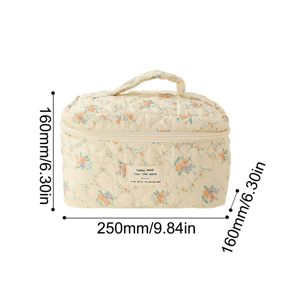 TECH™ Quilted Cosmetic Makeup Bag