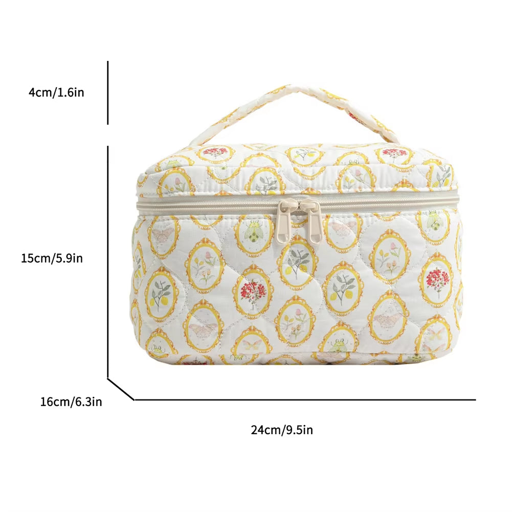 TECH™ Quilted Cosmetic Makeup Bag