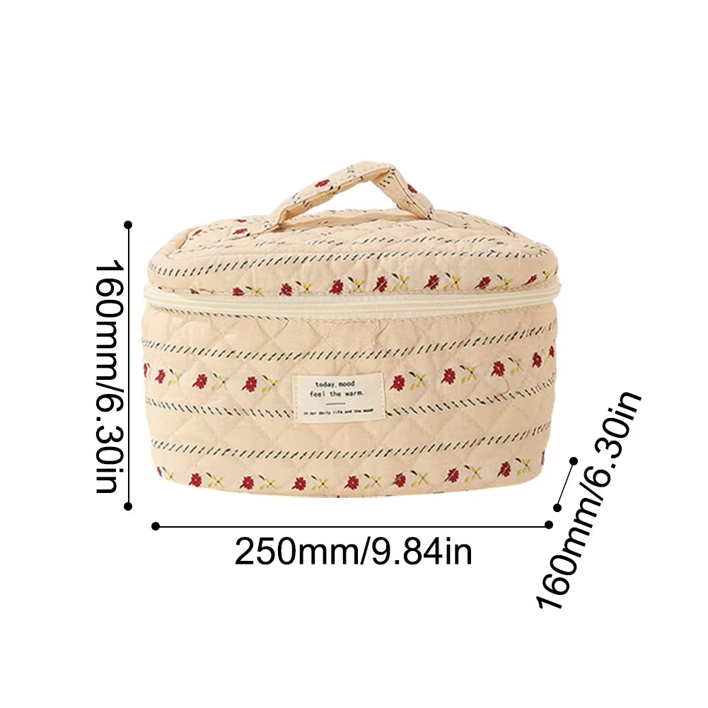 TECH™ Quilted Cosmetic Makeup Bag