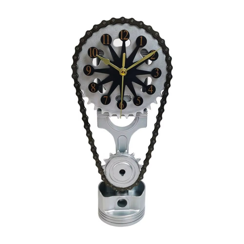 TECH™ Metal Rotating Gear Clock