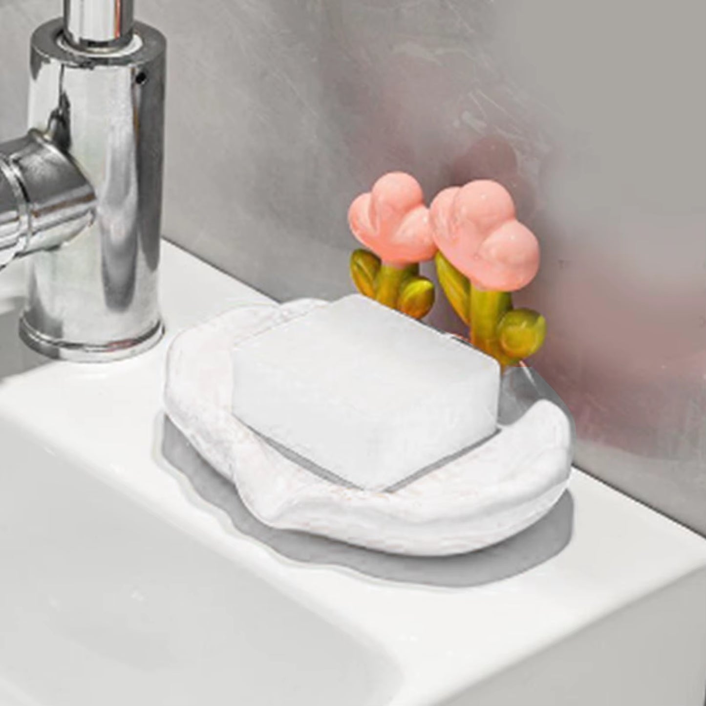 TECH™ Adorable Flower Soap Tray Holder