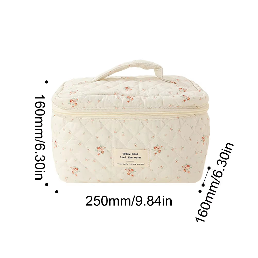 TECH™ Quilted Cosmetic Makeup Bag