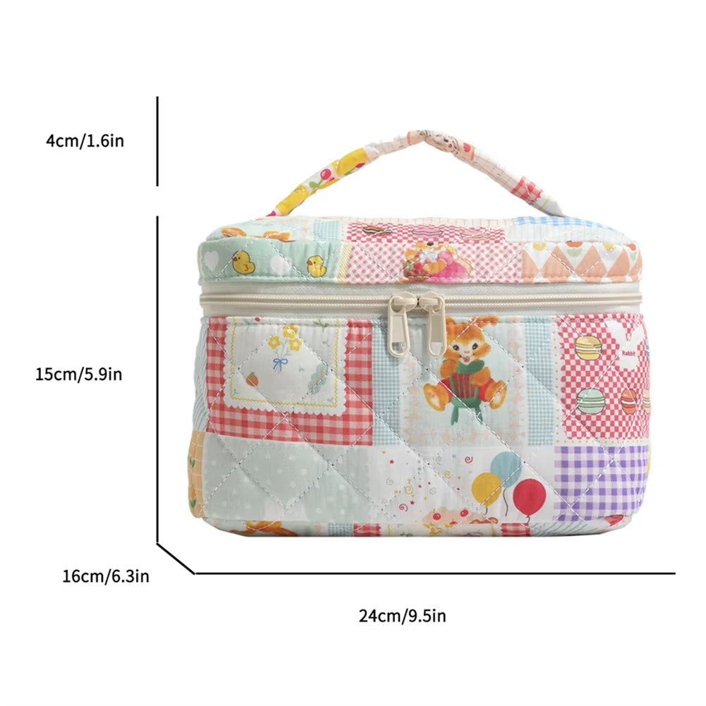 TECH™ Quilted Cosmetic Makeup Bag