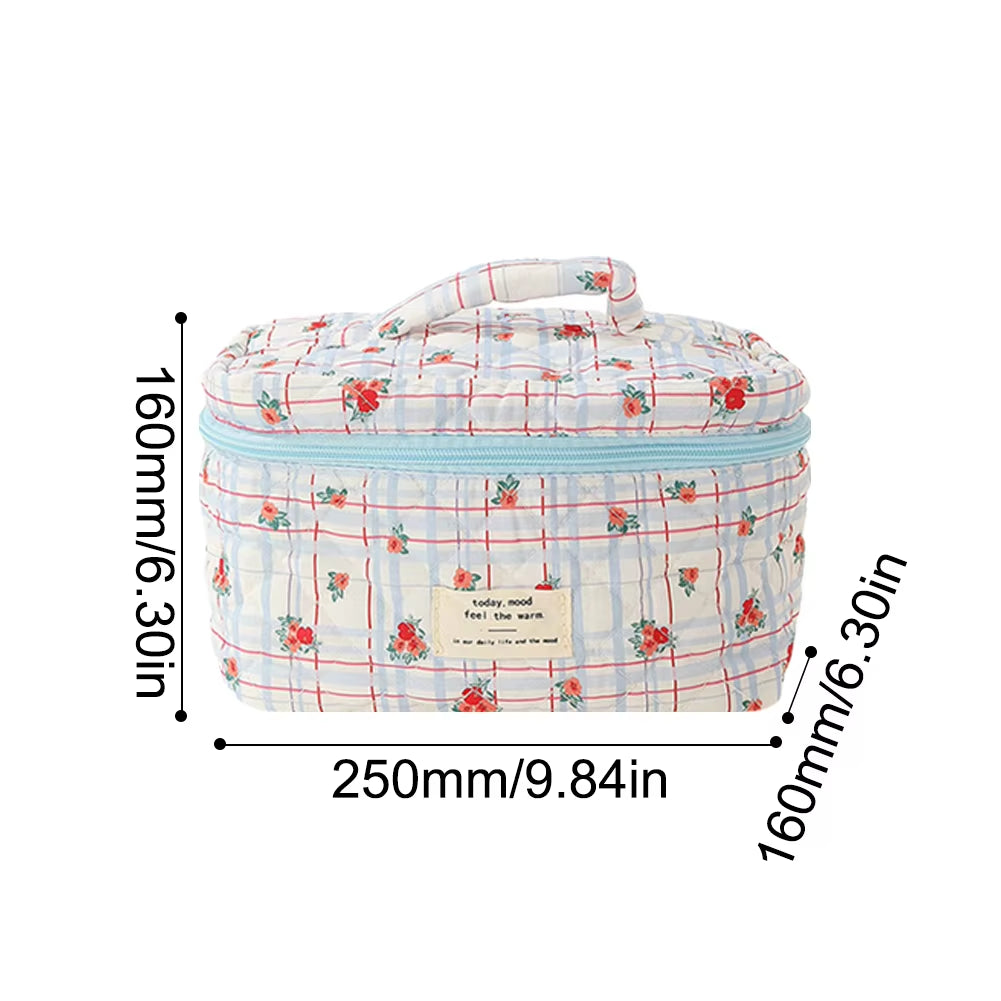 TECH™ Quilted Cosmetic Makeup Bag